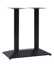 Pied de table de bistro noir 70x40x72 cm fonte | Mobilier & Déco
