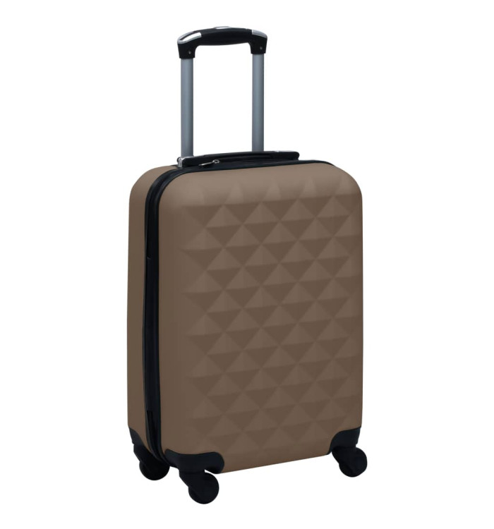 Valise rigide Marron ABS | Mobilier & Déco