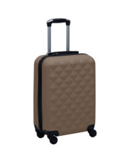 Valise rigide Marron ABS | Mobilier & Déco