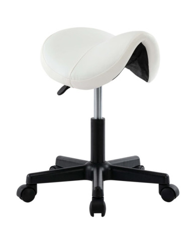 Tabouret de travail Blanc Similicuir | Mobilier & Déco