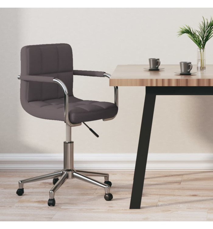 Chaise pivotante de bureau Taupe Tissu | Mobilier & Déco