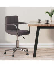 Chaise pivotante de bureau Taupe Tissu | Mobilier & Déco