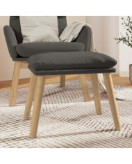 Repose-pied Gris foncé 45x29,5x35 cm Velours | Mobilier & Déco