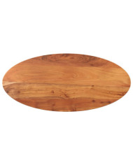 Dessus de table 110x40x3,8 cm ovale bois massif d'acacia | Mobilier & Déco