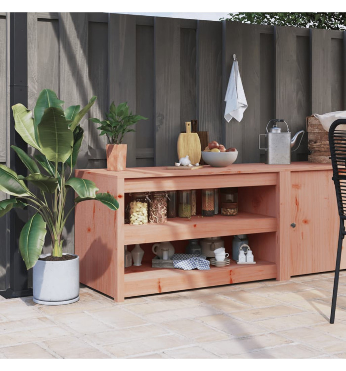Armoire de cuisine d'extérieur 106x55x64 cm bois massif douglas | Mobilier & Déco