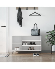 Armoire à chaussures Blanc 102x36x60 cm Bois d'ingénierie | Mobilier & Déco