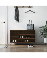 Armoire à chaussures Chêne marron 102x36x60cm Bois d'ingénierie | Mobilier & Déco