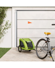 Remorque de vélo pour animaux de compagnie vert | Mobilier & Déco