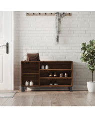 Armoire à chaussures Chêne marron 102x36x60cm Bois d'ingénierie | Mobilier & Déco