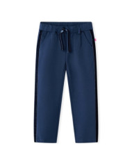 Pantalons pour enfants avec bordures noires bleu marine 92 | Mobilier & Déco