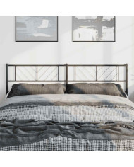 Tête de lit métal noir 180 cm | Mobilier & Déco
