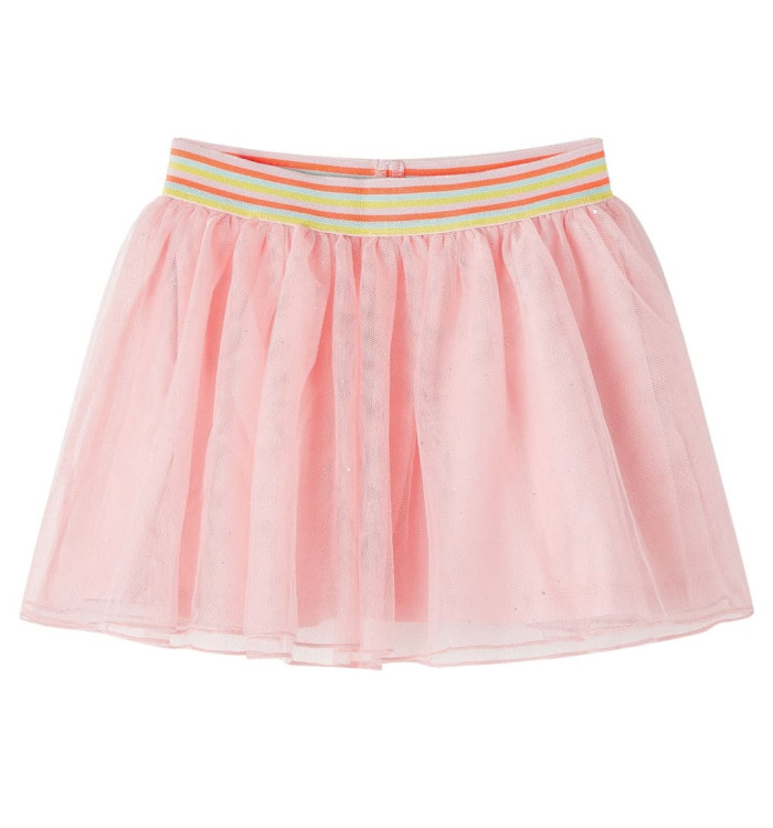 Jupe avec tulle pour enfants rose clair 104 | Mobilier & Déco