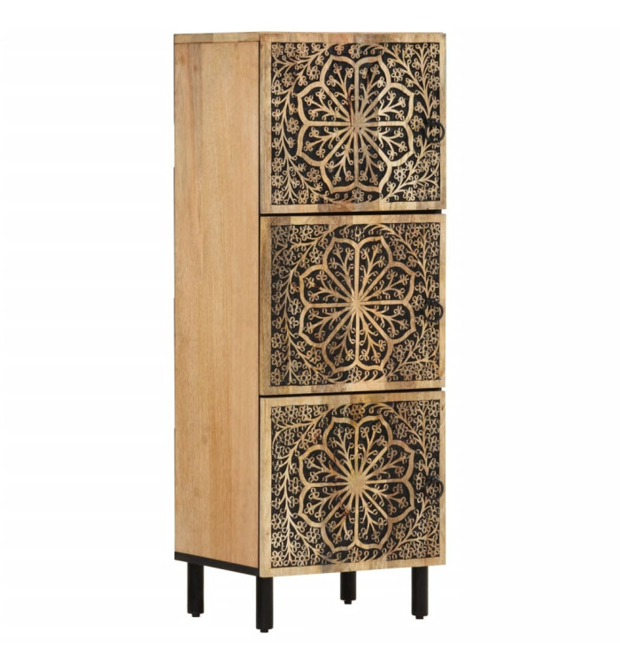 Armoire latérale 40x33x110 cm bois massif de manguier | Mobilier & Déco