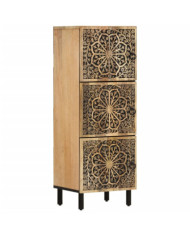 Armoire latérale 40x33x110 cm bois massif de manguier | Mobilier & Déco