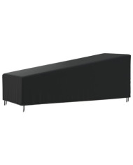 Housse de chaise longue noir 210x80x45/75 cm oxford 420D | Mobilier & Déco