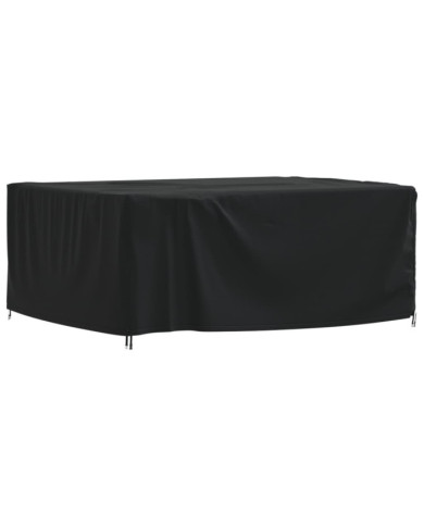 Housse de salon de jardin noir 200x165x80 cm oxford 420D | Mobilier & Déco