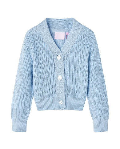 Cardigan pour enfants tricoté bleu 128 | Mobilier & Déco