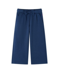 Pantalon à jambes larges pour enfants bleu marine 140 | Mobilier & Déco