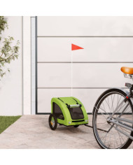Remorque de vélo pour animaux de compagnie vert | Mobilier & Déco
