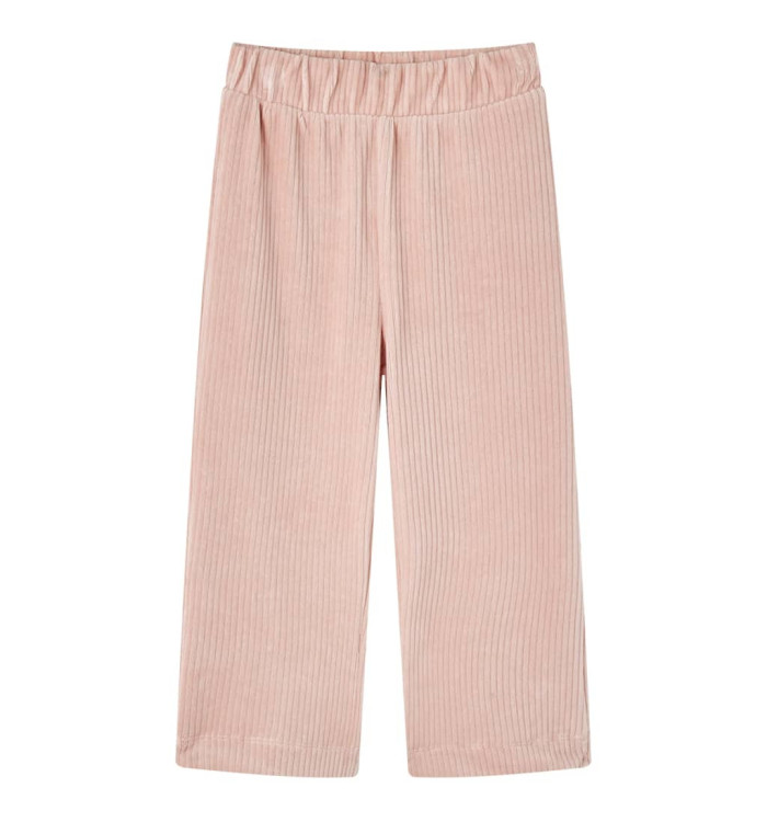 Pantalons pour enfants velours côtelé rose clair 140 | Mobilier & Déco