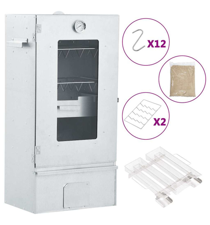Fumoir à four à BBQ générateur de fumée froide acier galvanisé | Mobilier & Déco