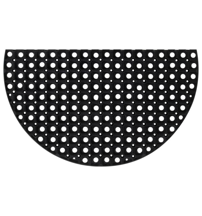 Tapis de porte demi-rond 45x75 cm caoutchouc | Mobilier & Déco