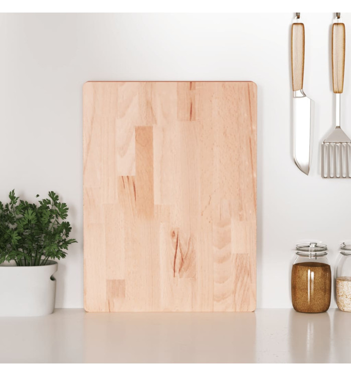 Planche à découper 40x30x4 cm bois massif de hêtre | Mobilier & Déco