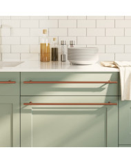 Poignées d'armoire 10 pcs bronze 480 mm acier inoxydable | Mobilier & Déco