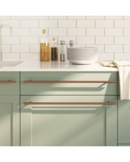 Poignées d'armoire 5 pcs bronze 480 mm acier inoxydable | Mobilier & Déco