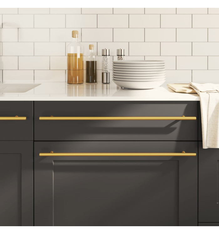 Poignées d'armoire 20 pcs doré 480 mm acier inoxydable | Mobilier & Déco