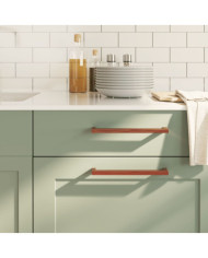 Poignées d'armoire 10 pcs bronze 224 mm acier inoxydable | Mobilier & Déco
