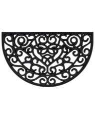 Tapis de porte demi-rond 45x75 cm caoutchouc | Mobilier & Déco