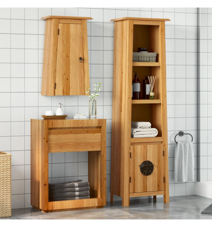 Ensemble de meubles de salle de bain 2 pcs bois de pin massif | Mobilier & Déco