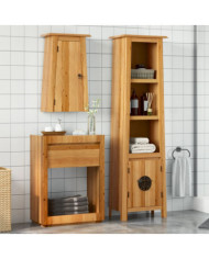 Ensemble de meubles de salle de bain 2 pcs bois de pin massif | Mobilier & Déco