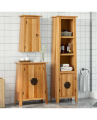 Ensemble de meubles de salle de bain 3 pcs bois de pin massif | Mobilier & Déco