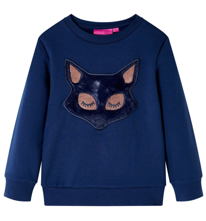 Sweatshirt pour enfants bleu marine 116 | Mobilier & Déco