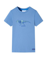 T-shirt pour enfants bleu moyen 140 | Mobilier & Déco