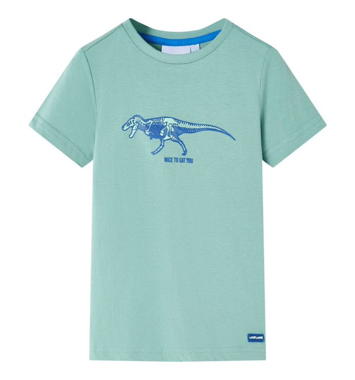 T-shirt pour enfants kaki clair 140 | Mobilier & Déco