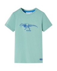 T-shirt pour enfants kaki clair 140 | Mobilier & Déco