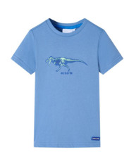 T-shirt pour enfants bleu moyen 116 | Mobilier & Déco