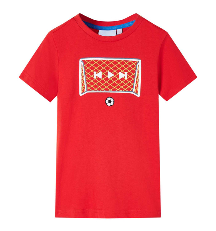 T-shirt pour enfants rouge 104 | Mobilier & Déco