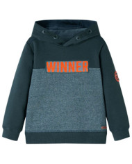 Sweatshirt à capuche pour enfants vert foncé 140 | Mobilier & Déco