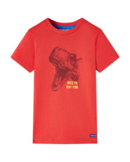T-shirt enfants rouge 128 | Mobilier & Déco