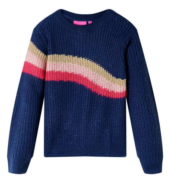 Pull-over tricoté pour enfants bleu marine 92 | Mobilier & Déco