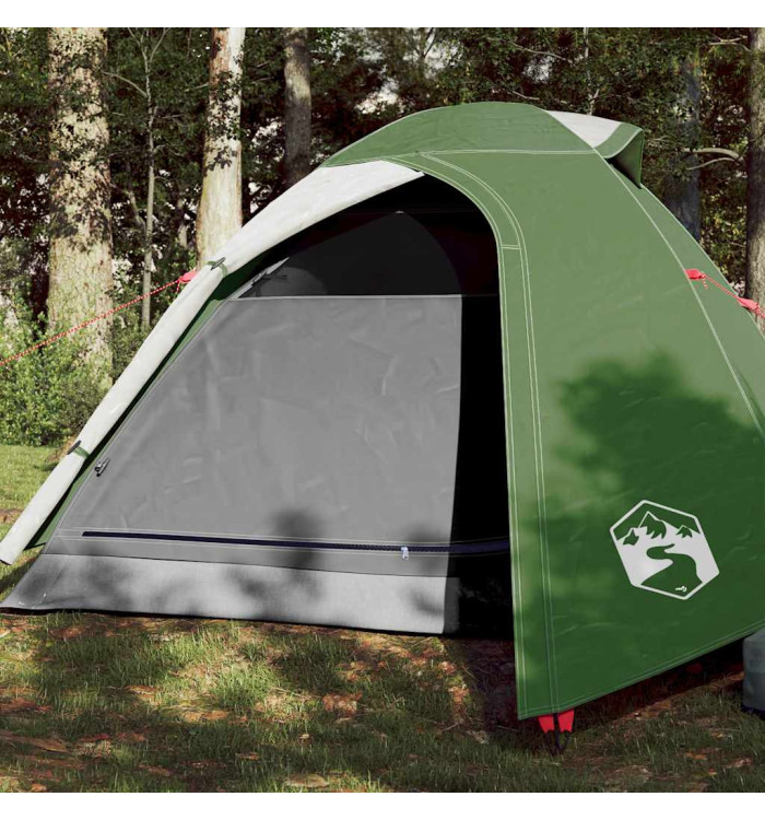 Tente de camping à dôme 3 personne vert imperméable | Mobilier & Déco