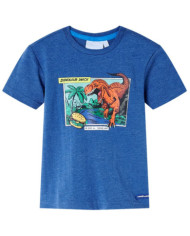 T-shirt enfants mélange bleu foncé 92 | Mobilier & Déco