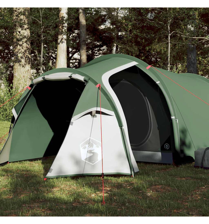 Tente de camping tunnel 2 personnes vert imperméable | Mobilier & Déco