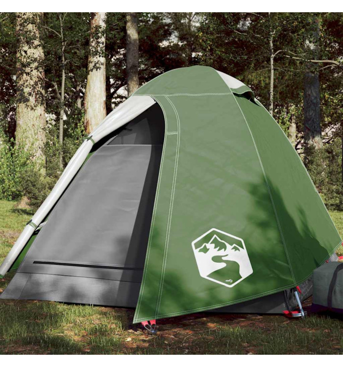 Tente de camping à dôme 2 personne vert imperméable | Mobilier & Déco