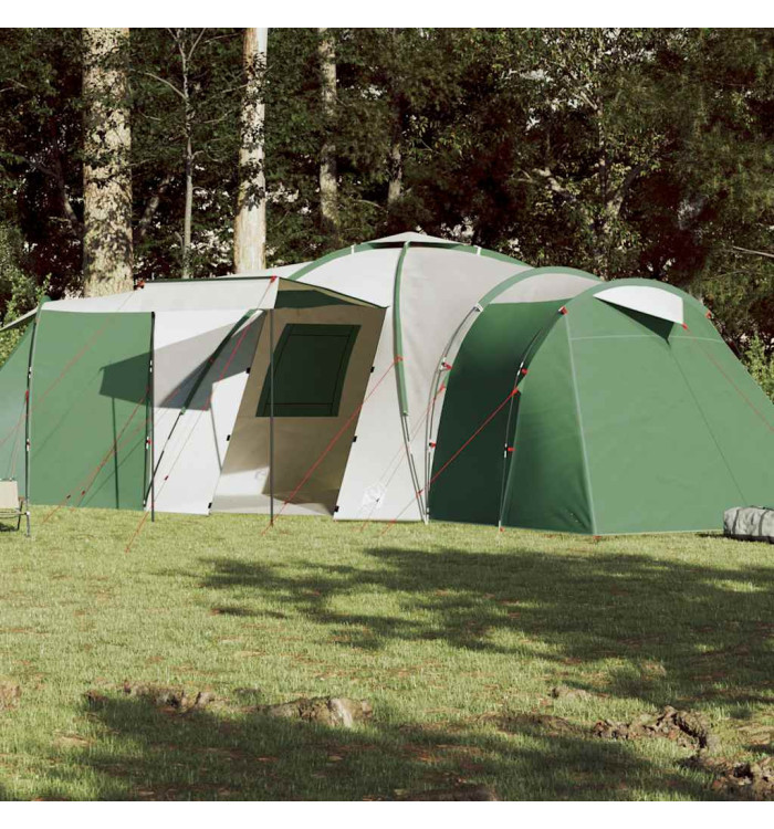 Tente familiale à dôme 12 personnes vert imperméable | Mobilier & Déco