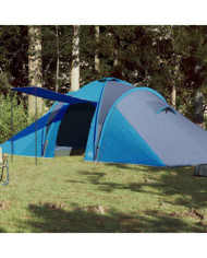 Tente familiale à dôme 6 personnes bleu imperméable | Mobilier & Déco